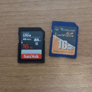SD카드 16GB + SD카드 16GB 세트 이미지