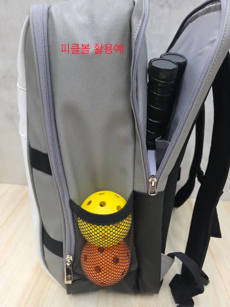 프리미크 클리어 백팩 가방 배드민턴 테니스 스쿼시 탁구 피클볼 라켓 운동가방 MBAG261006U 이미지