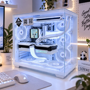 라이젠7 7800X3D TX9070XT 올화이트PC 이미지