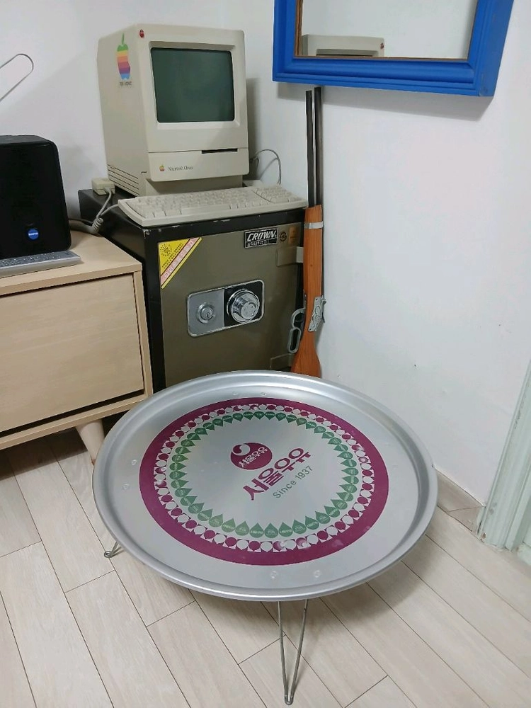 레트로 레에텀 서울우유 접이식 상 이미지