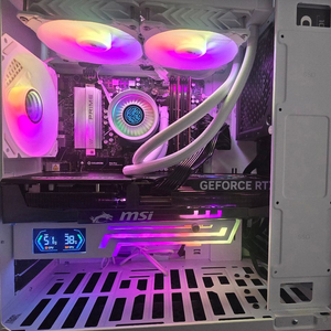 7800x3d RTX5080 본체판매합니다.(32GB 1TB 2열수냉 1000W 주연테크본체) 이미지