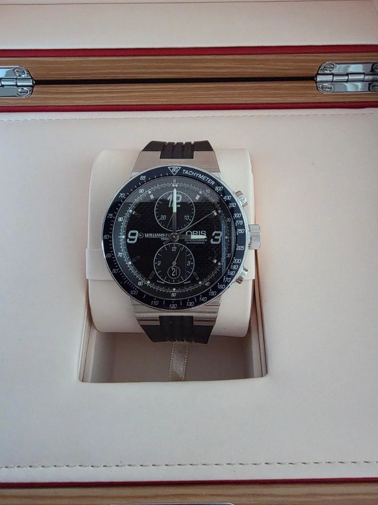 오리스 윌리엄스 F1 팀 크로노그래프(Oris Williams F1 Team Chronograph) 45밀리 - 안심되는 중고거래