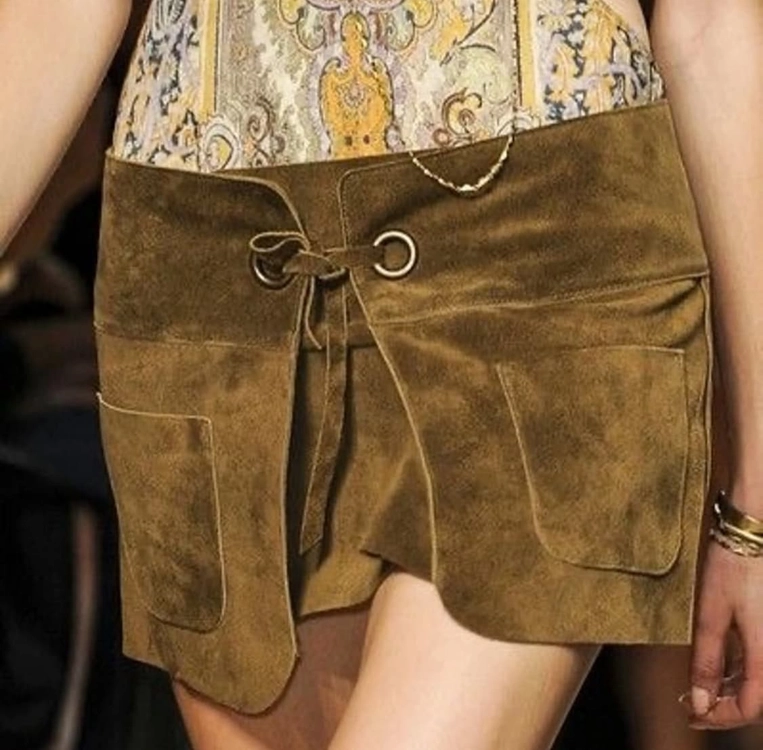 이자벨마랑 Isabel Marant 미니 스웨이드 스커트 여성36 이미지