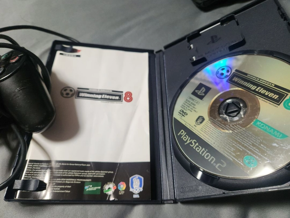 ps2 듀얼쇼크2+위닝일레븐 이미지