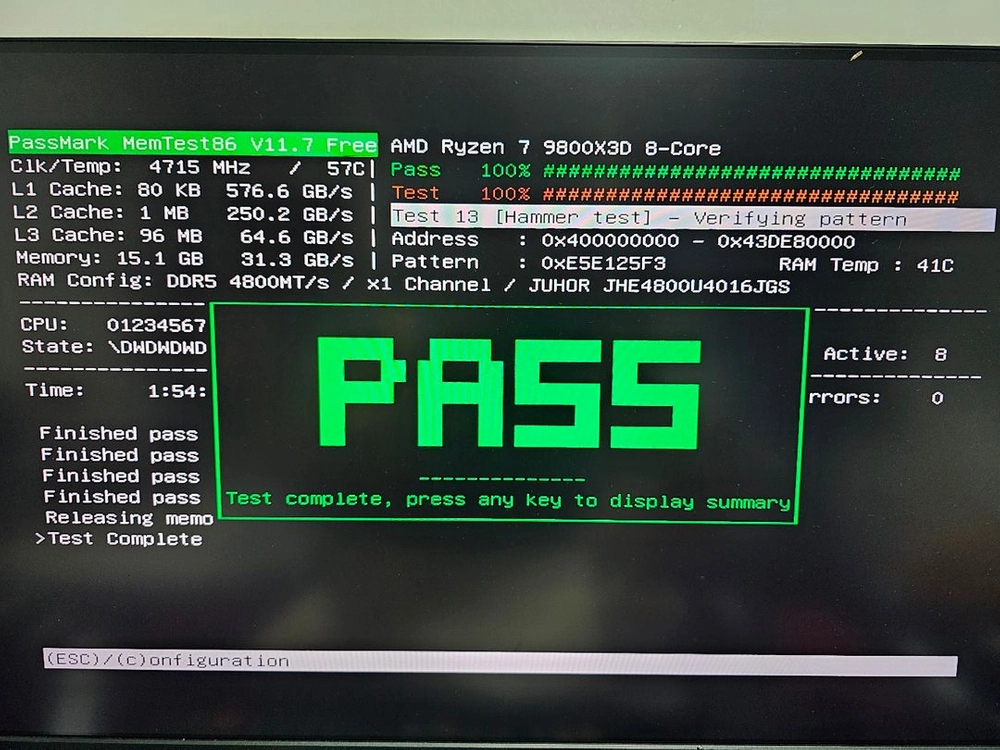 JUHOR DDR5 16GB 4800MHz 램 이미지