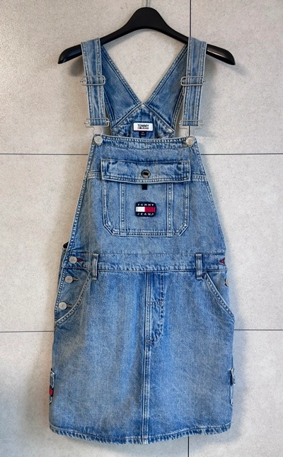 타미힐피거 멜빵 스커트 이미지