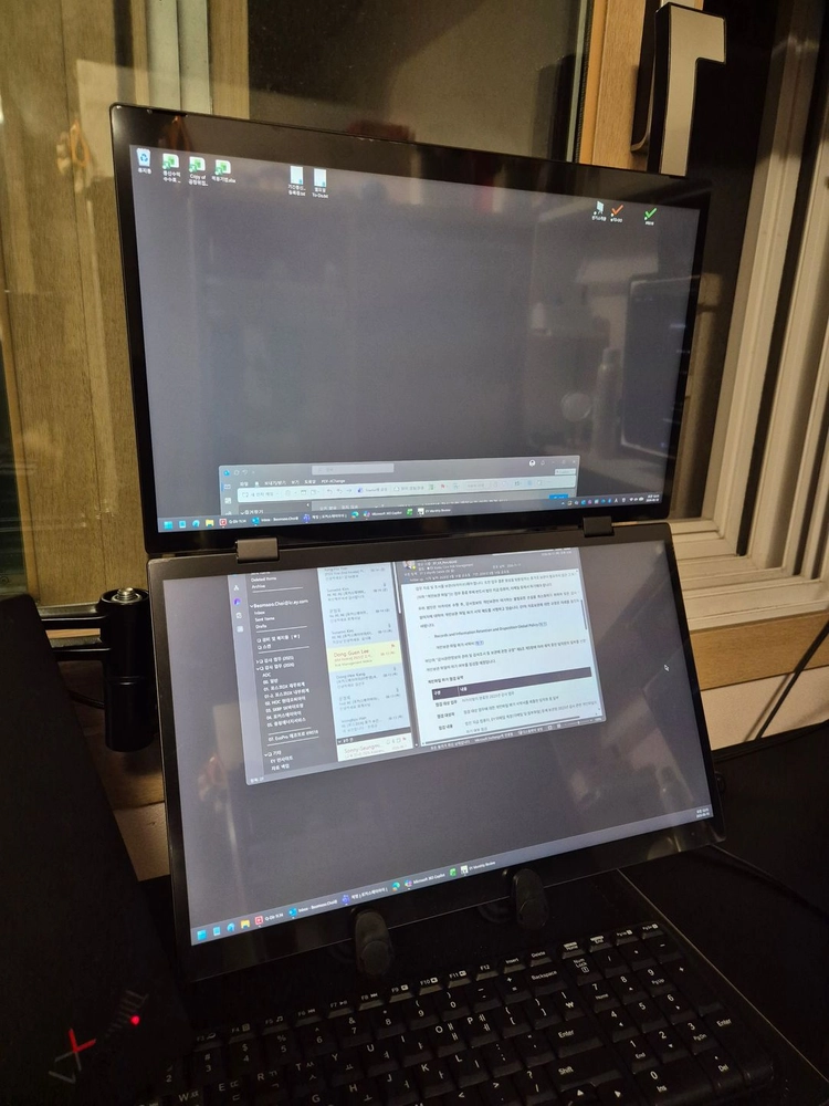 Lepow 듀얼뷰 D15 Pro 2K QHD 터치 듀얼모니터 판매 - 안심되는 중고거래