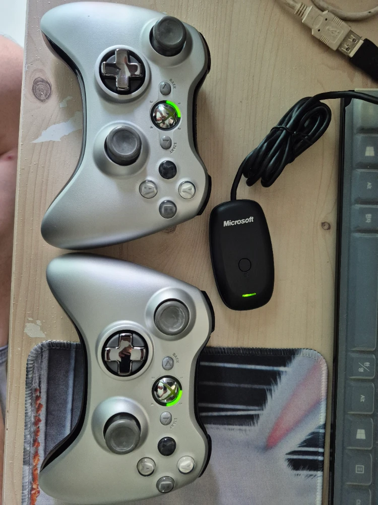 XBOX360 정품 무선 컨트롤러, 리시버 - 안심되는 중고거래