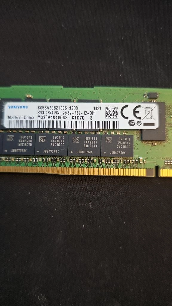 삼성 ddr4 서버용32gb.pc4 2666v 1개 이미지