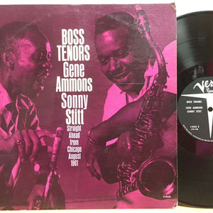 LP ; gene ammons & sonny stitt - boss tenors 진 아몬스, 소니 스팃 재즈 엘피 이미지