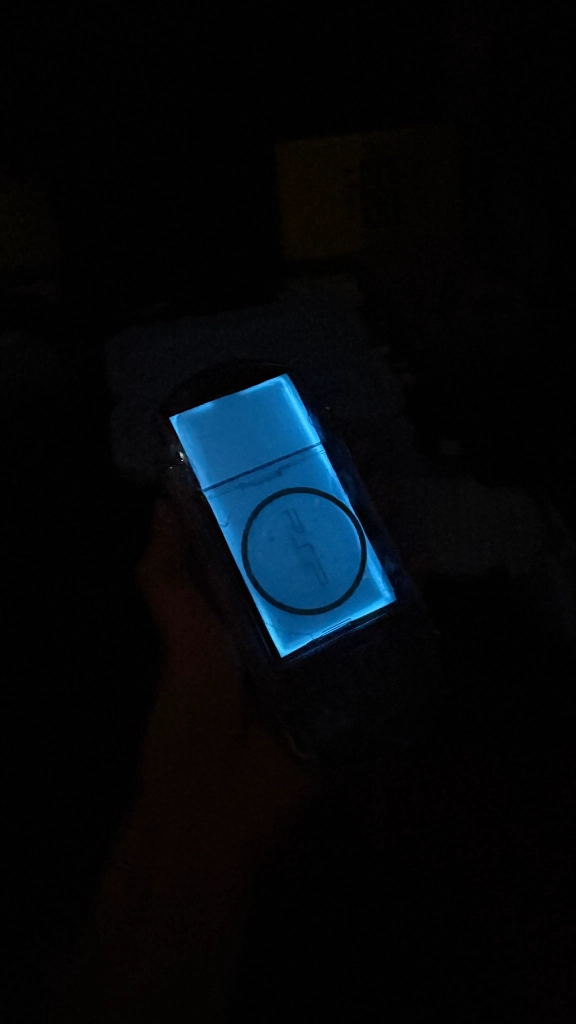 [새상품] PSP3000 128GB C타입 AllBlue LED 커스텀 이미지