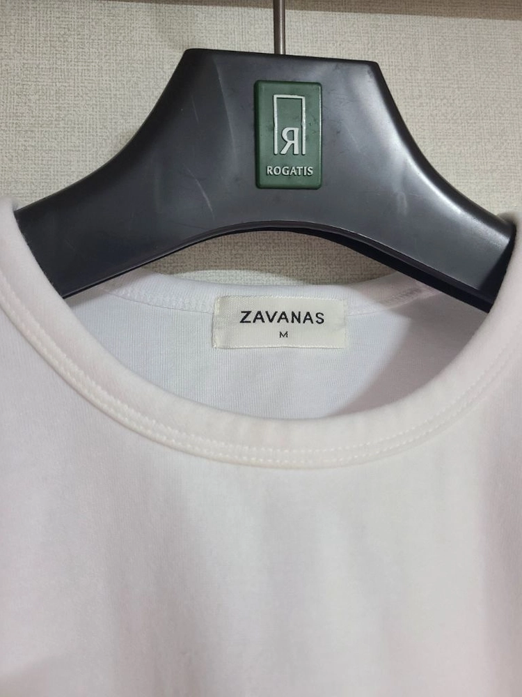 ZAVANAS 화이트 긴팔티 xl 실측참조 상태굿 무료배송 이미지