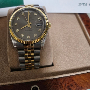 롤렉스 데이저스트 36mm 콤비 텐포인트 팝니다. 이미지