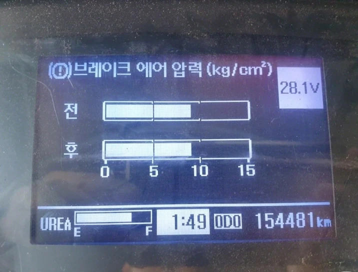 5톤덤프트럭 메가트럭 적재함길이 4000 저상 신품덤프 안테나실린더 이미지