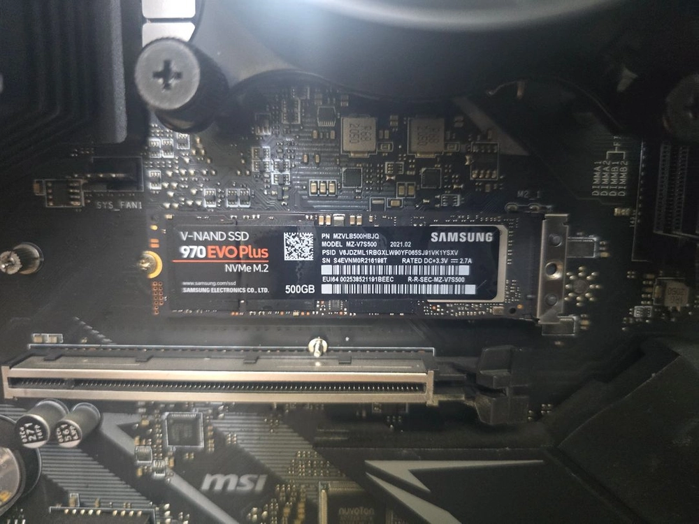 삼성전자 970 evo plus ssd 500G팝니다. 이미지