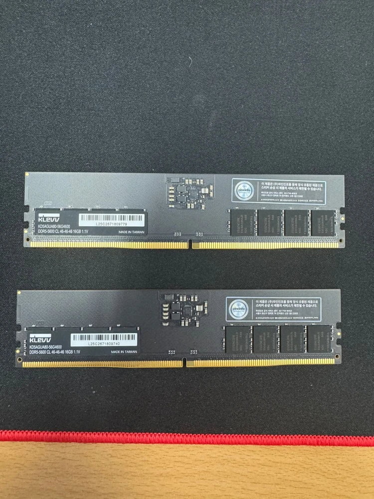 KLEVV DDR5-5600 16GB 램 판매 - 안심되는 중고거래