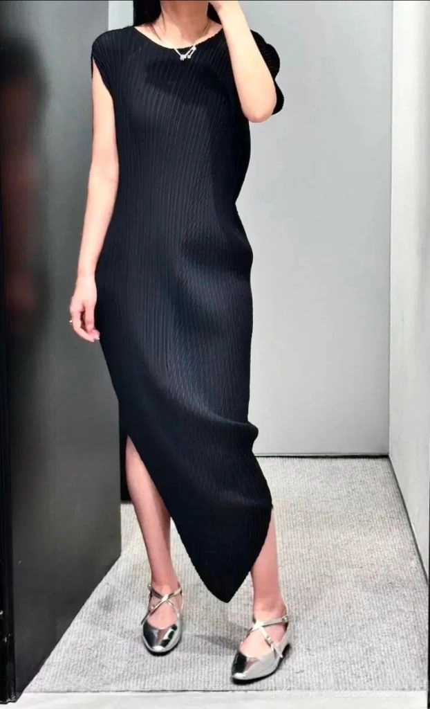 이세이미야케 리프 원피스(30만원 플리츠플리즈 스카프 선물)~ 이미지