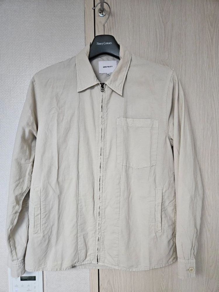 시리즈 NORSE PROJECTS 코튼 린넨 자켓 95 사이즈 이미지