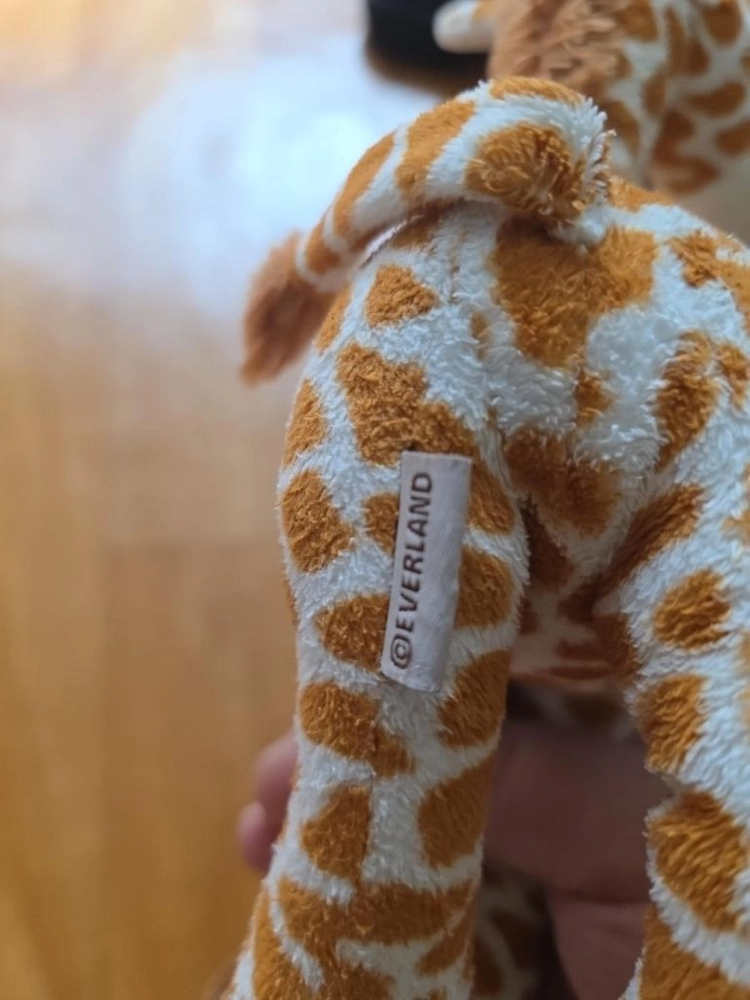 에버랜드 기린 봉제인형 이미지