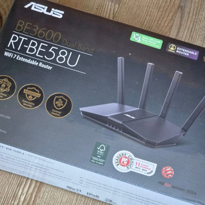 asus rt-be58u 유무선 공유기 이미지