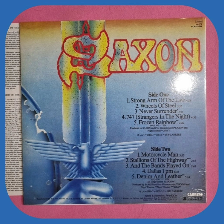 SAXON LP NM/NM 이미지