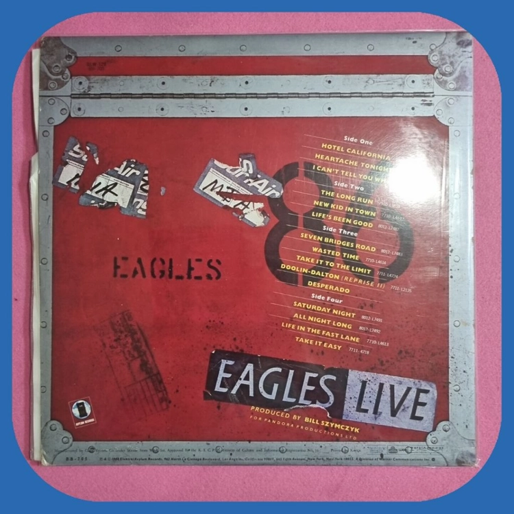 이글스 2LP NM/NM 이미지