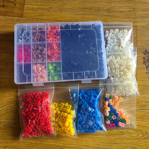 일괄)디폼블럭 DIY 디폼블럭재료 만들기재료 네모블럭 조립블럭 방학만들기 이미지