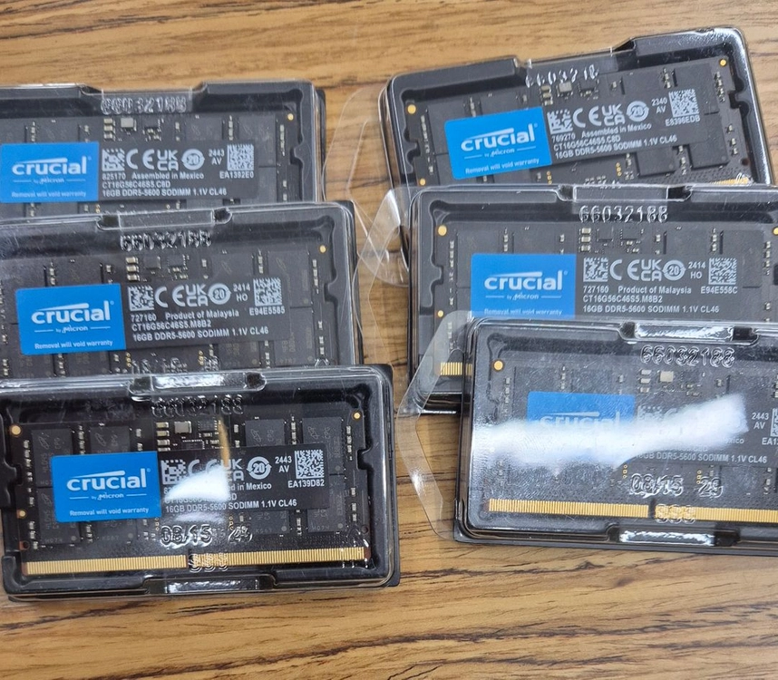 크루셜 DDR5 5600 16GB 2개세트 총 32GB (노트북/sodimm) - 안심되는 중고거래