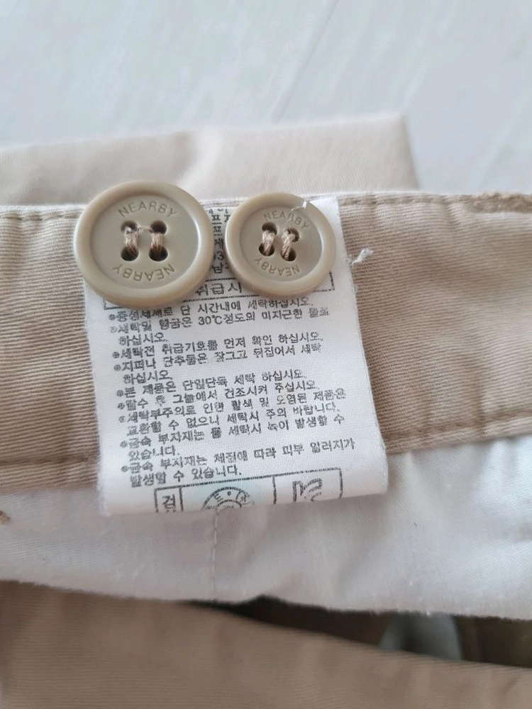 (상태좋음) 남성 면반바지 32사이즈 이미지