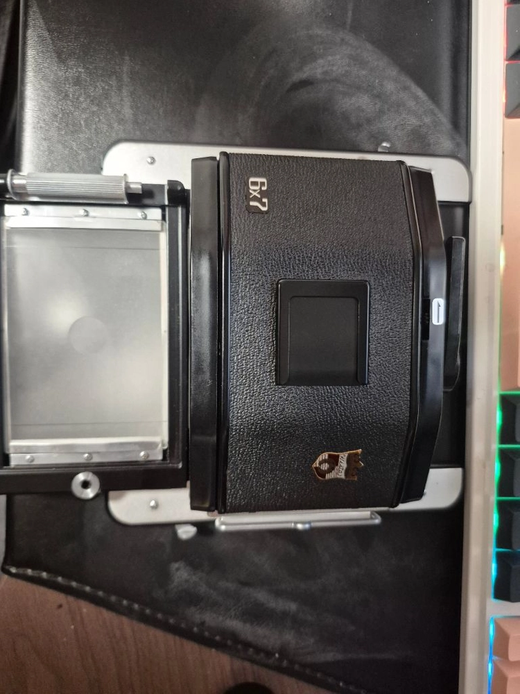 대형카메라 위스타 67 중형 롤필름백, 대형 135mm 후지논 렌즈 이미지