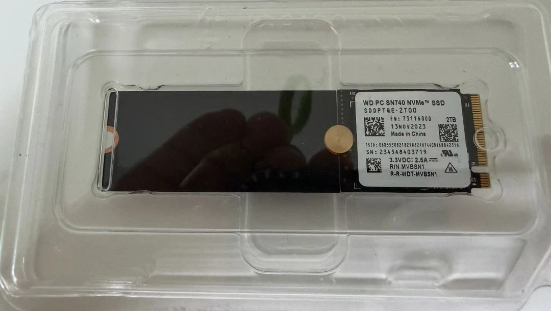 sn740 2230 2tb 판매합니다.(2280 변경브라켓 포함) - 안심되는 중고거래