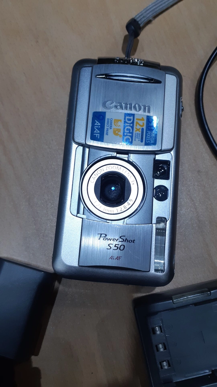 케논 파워샷 S50 디지털 카메라 이미지