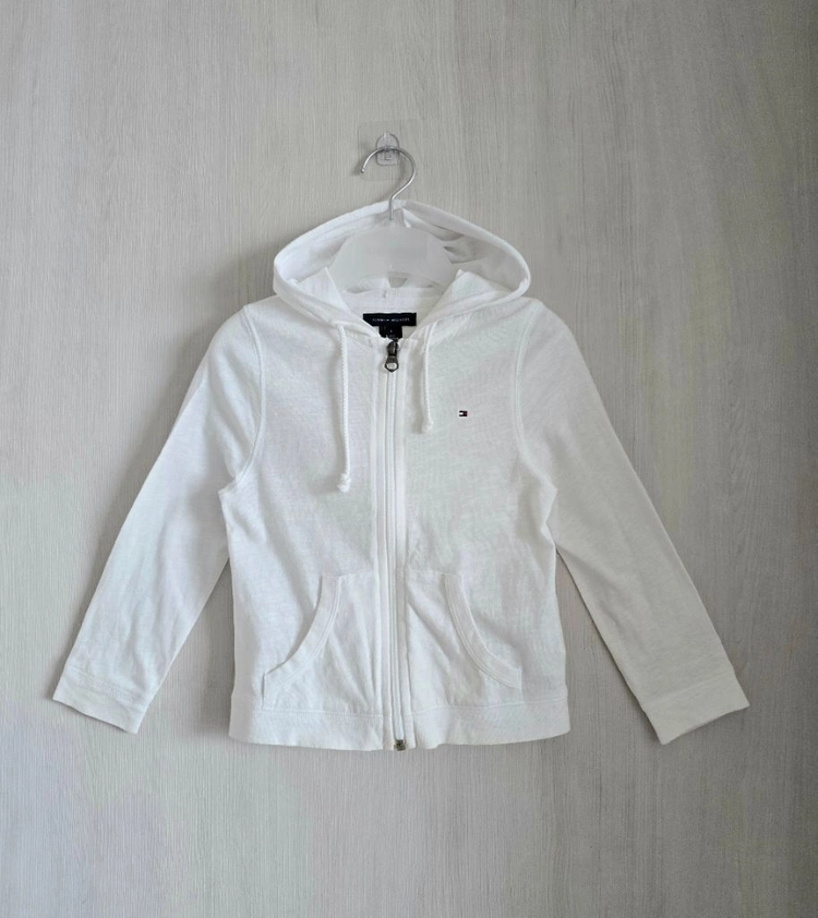 타미힐피거키즈 얇은 후드집업 4사이즈 이미지