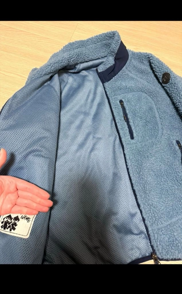 코오롱스포츠 키즈 후리스 점퍼 뽀글이 자켓 140 이미지