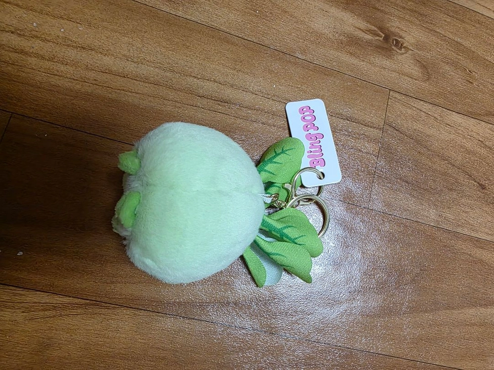 블링팝 초록 캐릭터 봉제인형 키링 이미지