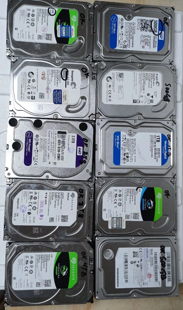중고 HDD 500GB / 1TB / 2TB / 3TB / 4TB 판매합니다 이미지
