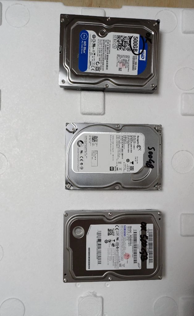 중고 HDD 500GB / 1TB / 2TB / 3TB / 4TB 판매합니다 이미지