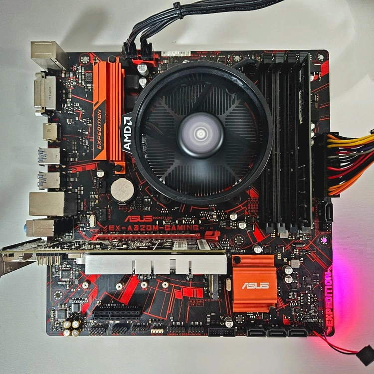 라이젠5-3600 + ASUS EX A320M GAMING 이미지