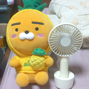 카카오 프렌즈 인형 루메나 선풍기 일괄 이미지