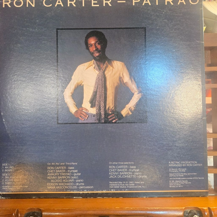 Ron Carter.patrao.81.US.초반.EX+/NM+.LP 이미지
