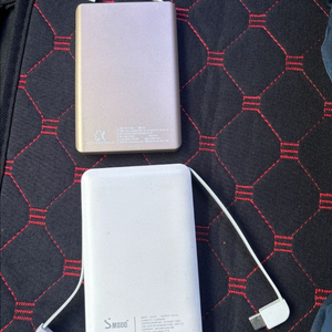 포터블 배터리 5000mAh 2개 세트충전케이블 1개포함 이미지