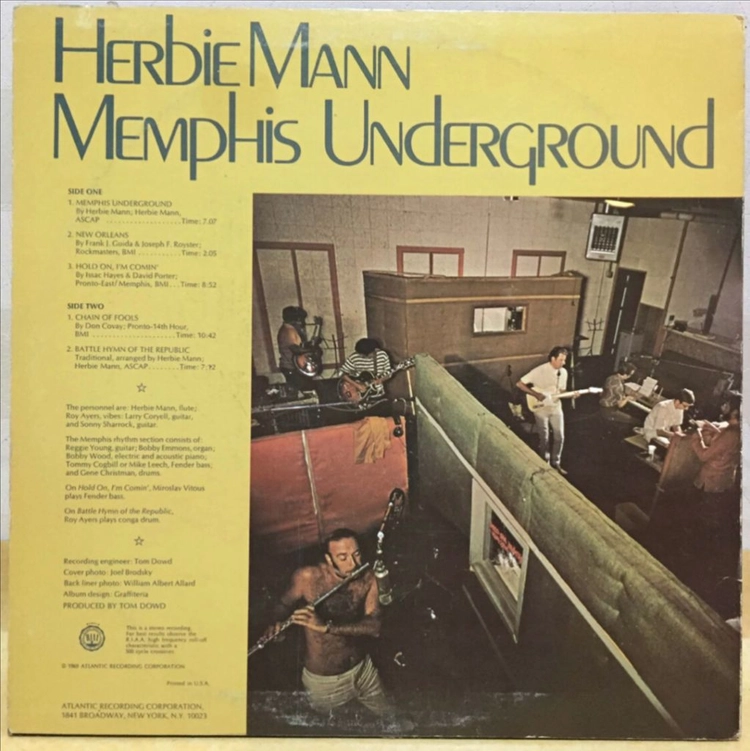 LP ; herbie mann - memphis underground 허비 맨 재즈 펑크 엘피 음반 jazz 이미지