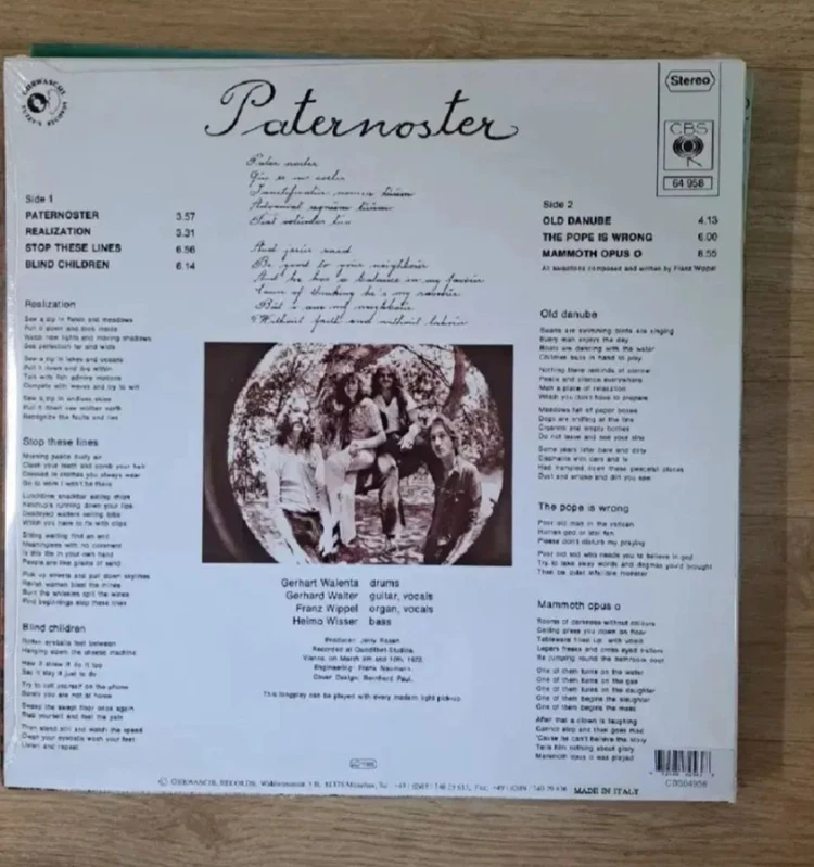 [수입] 파테르노스터 (Paternoster) [LP] 이미지