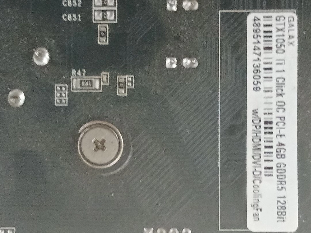 GTX 1050ti 그래픽카드 이미지