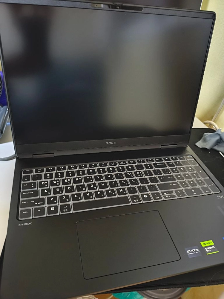 오멘 맥스16 5070ti 275hx 게이밍노트북 풀박 이미지