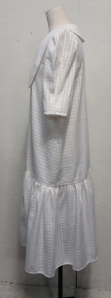 Dress code 화이트 빅카라 롱 원피스 이미지
