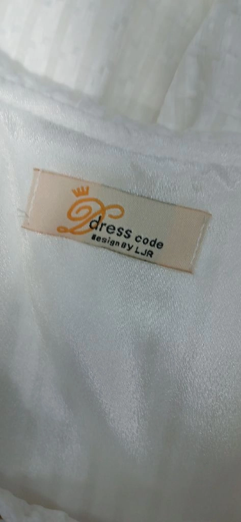 Dress code 화이트 빅카라 롱 원피스 이미지