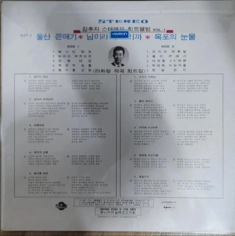 김추자 스테레오힛트 앨범 VOL. 1 [180g LP] 이미지