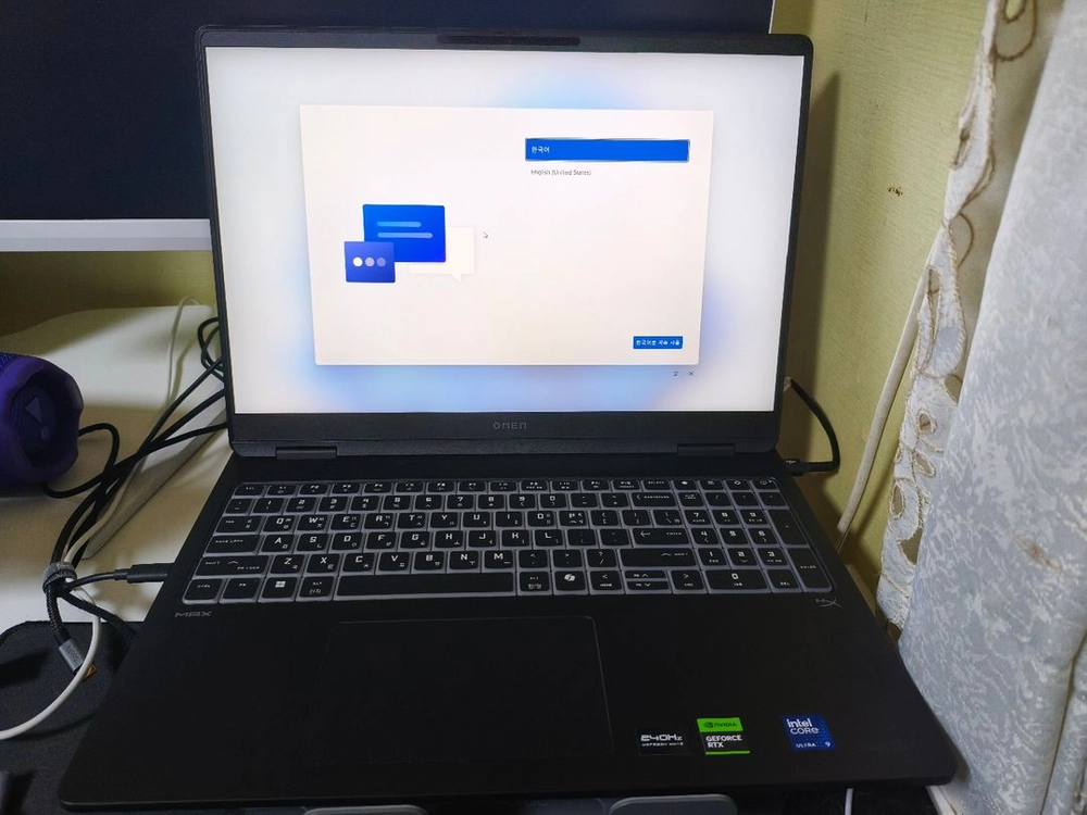 오멘 맥스16 5070ti 275hx 게이밍노트북 풀박 이미지