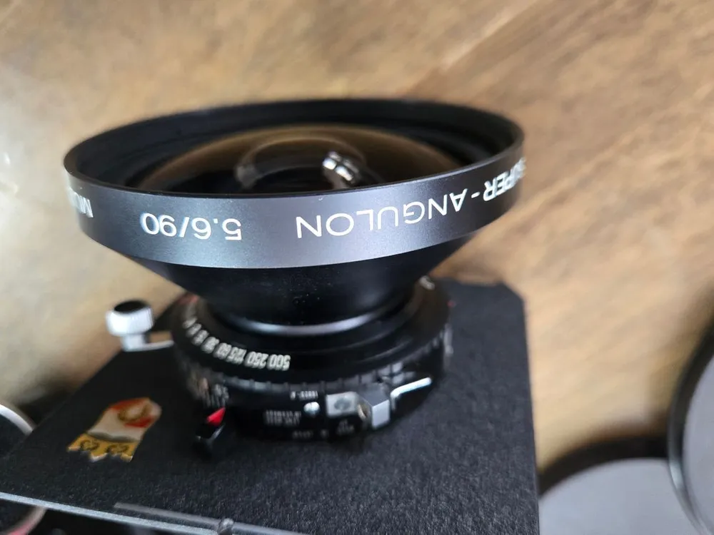 위스타 45+슈나이더 90mm f5.6 대형필름카메라 이미지